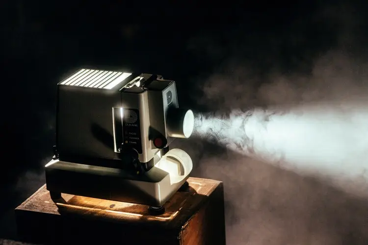 Image of old cinema projector